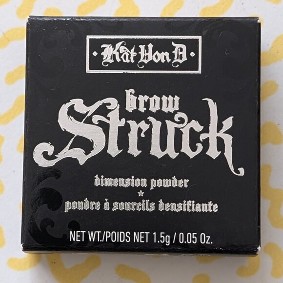 Kat Von D Brow Struck Dimension Powder Auburn NIB - Picture 2 of 3